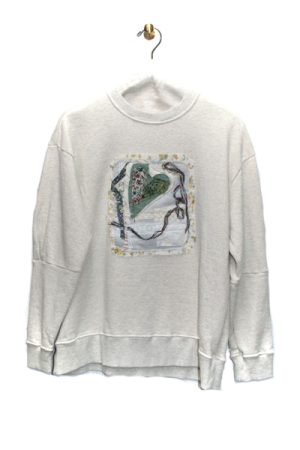 1006-BO_30:10裏毛 アップリケトレーナー_￥12,980(税込)