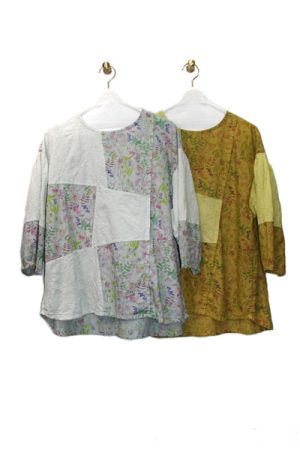 6022-BO_リバティC:Lシーチングp.tチュニック(身丈65)(5分袖)_￥18,480(税込)