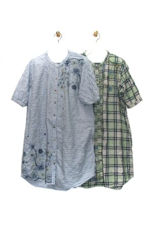 6120-CN_シャーリング刺繍チュニックO.P(身丈92)(5分袖)_￥21,780(税込)