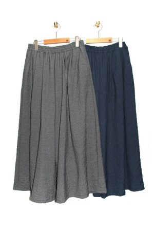 7130-BN_先染千鳥レースフレアーパンツ_￥18,480(税込)