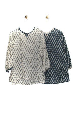 8012-CN_フラウニーSARASAチュニック(身丈65)(7分袖)_￥12,980(税込)