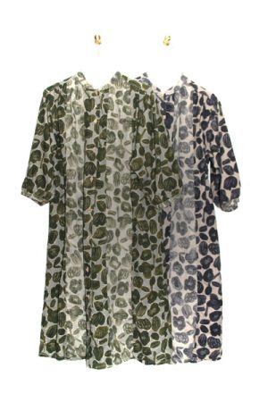 8019-AO_C:Lシーチングp.tチュニック(身丈108)(7分袖)_￥19,580(税込)