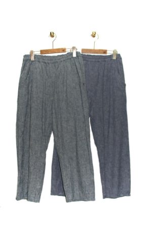 9101-AO_C:ヘンプ シーチング クロップドパンツ_￥17,380(税込)