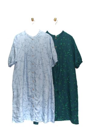 9110-BN_リネンフラワーp.tチュニックO.P(身丈98)(5分袖)_￥24,200(税込)